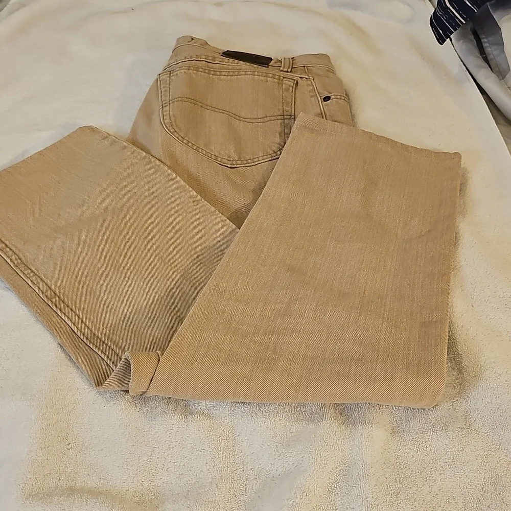 Lee Men's Regular Fit 5 Pocket Button Zip CLosure 33